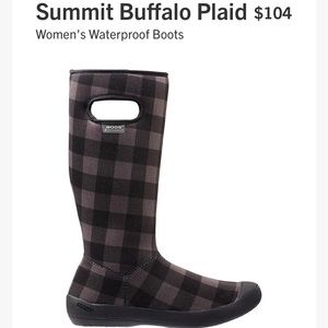 BOGS Summit Buffalo Plaid Women’s waterproof boots